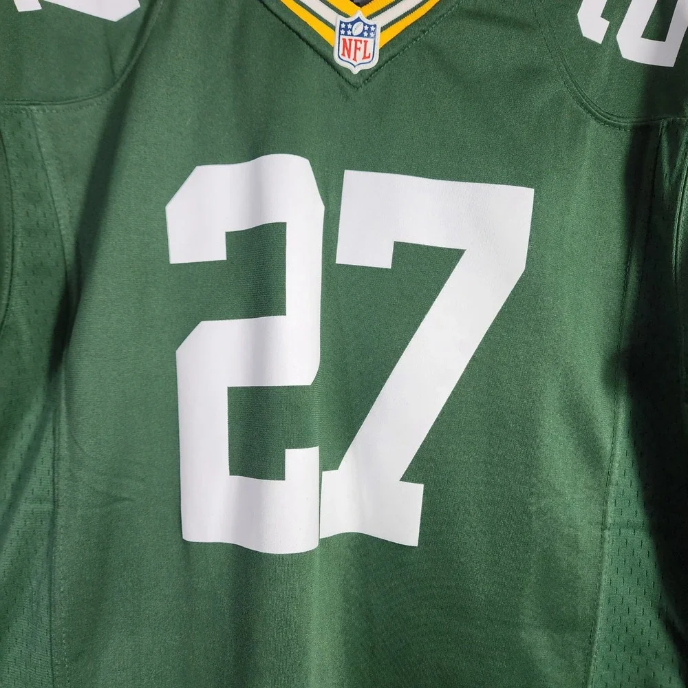 Kids Green Nike NFL Green Bay Packers‎ #27 Lacy Jersey Youth XL